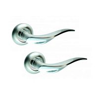 Ручки на розеті KEDR R10.039-AL SN сатин